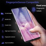 Wholesale 3D Tempered Glass Full Screen Protector with Working Adhesive In Screen Finger Scanner for Samsung Galaxy Galaxy S10+ (Plus) (Black)